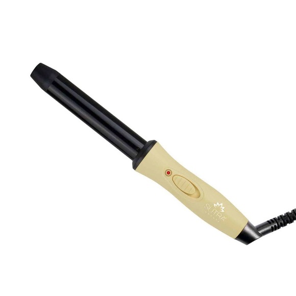 BRAND NEW - Sutra Mini Tourmaline Ceramic Curling Iron With Cool Tip - Yellow - Picture 3 of 3
